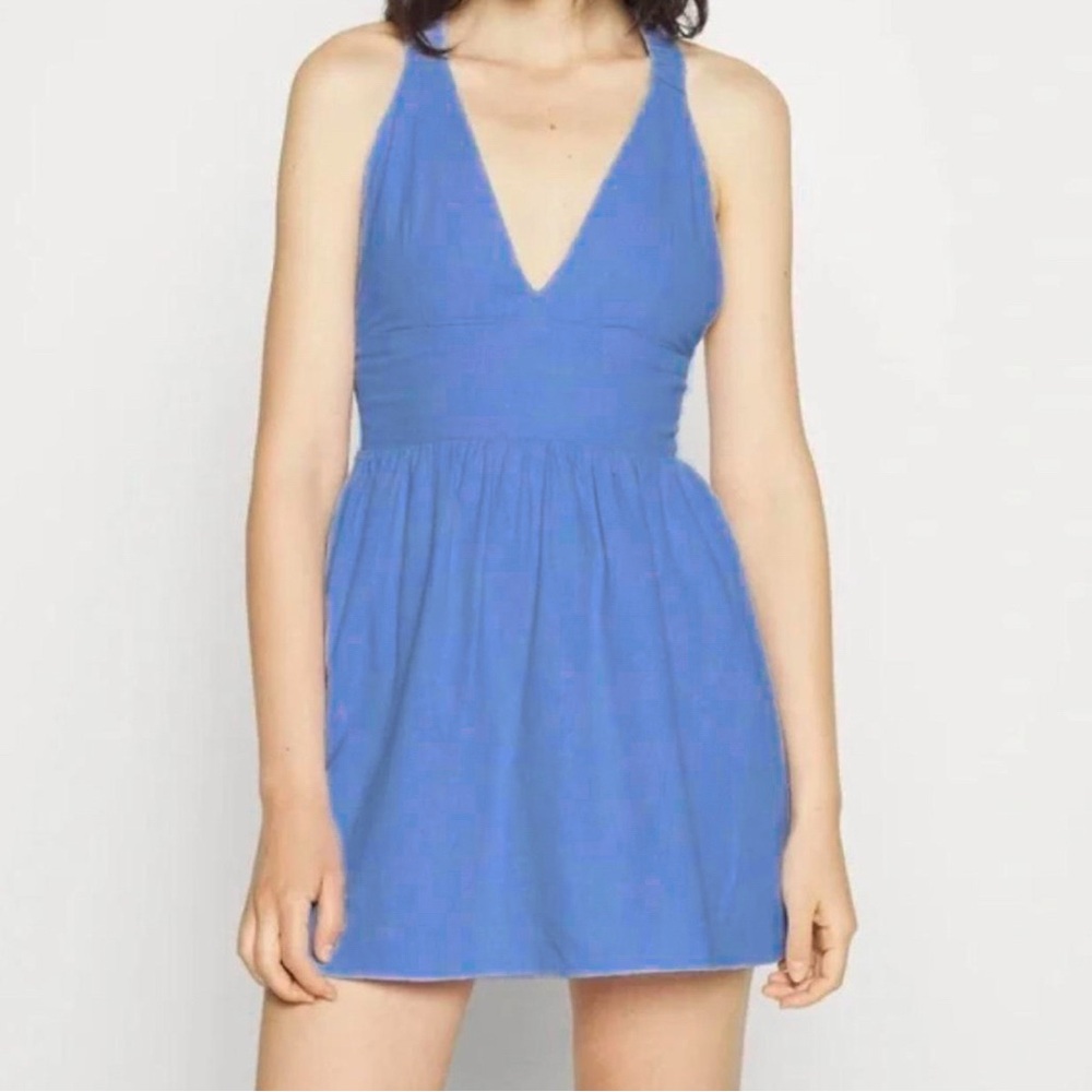 Abercrombie & Fitch Blue Mini Dress